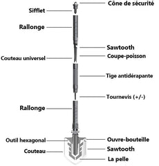 Pelle Pelle de Survie Fin du Monde