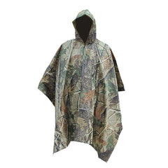 Camouflage Feuillage Poncho Imperméable Camouflage de Survie