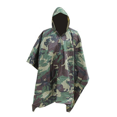 Camouflage Forêt Poncho Imperméable Camouflage de Survie