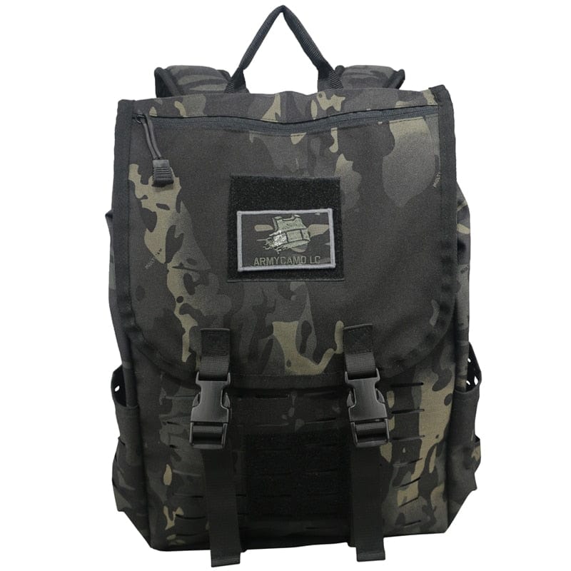 Sac à dos Noire Camouflage Sac à Dos de Survivalisme Militaire