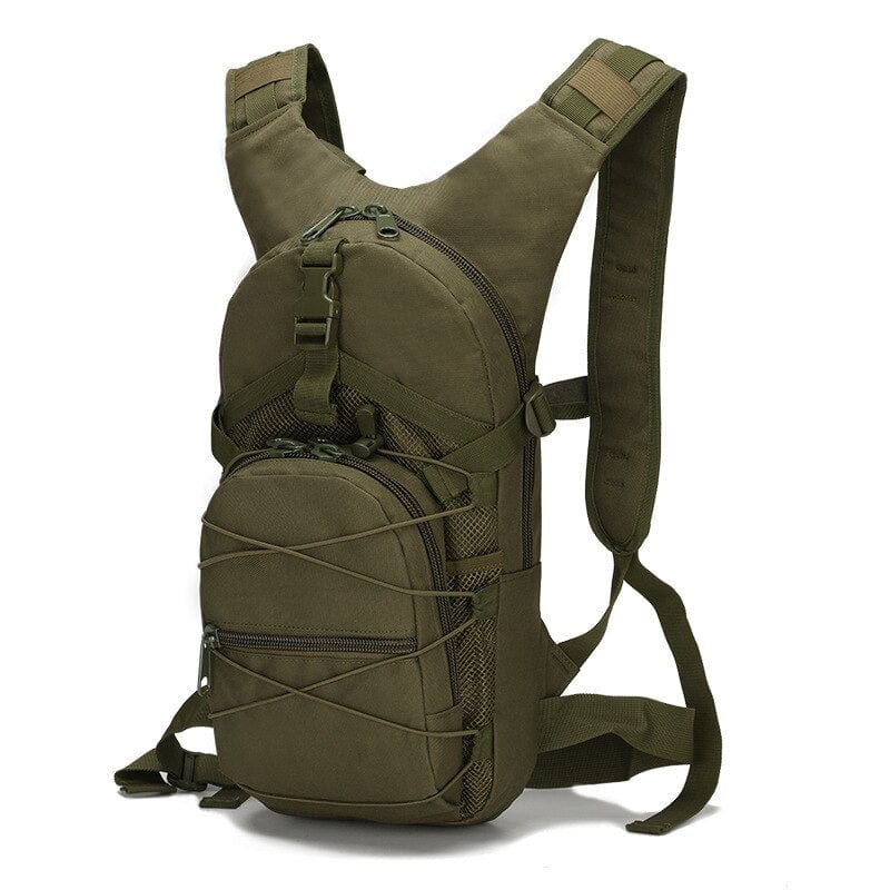 Sac à dos Verte Sac à Dos Militaire Minimaliste