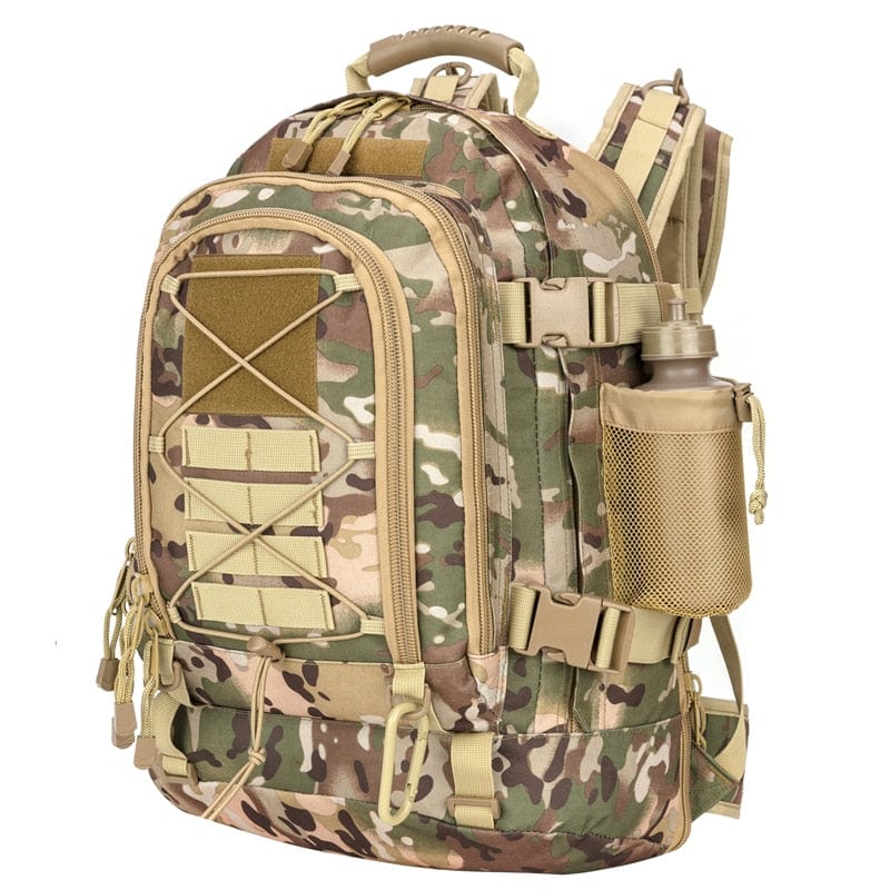 Sac de survie Camouflage Vert Sac à Dos Survivalisme 60L