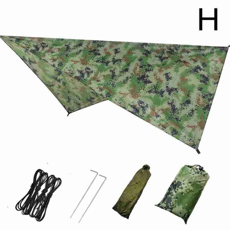 Tente de Survie Toile Camouflage Militaire