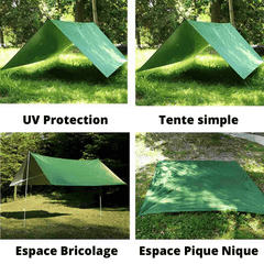 Tente de Survie Toile de Survie Imperméable