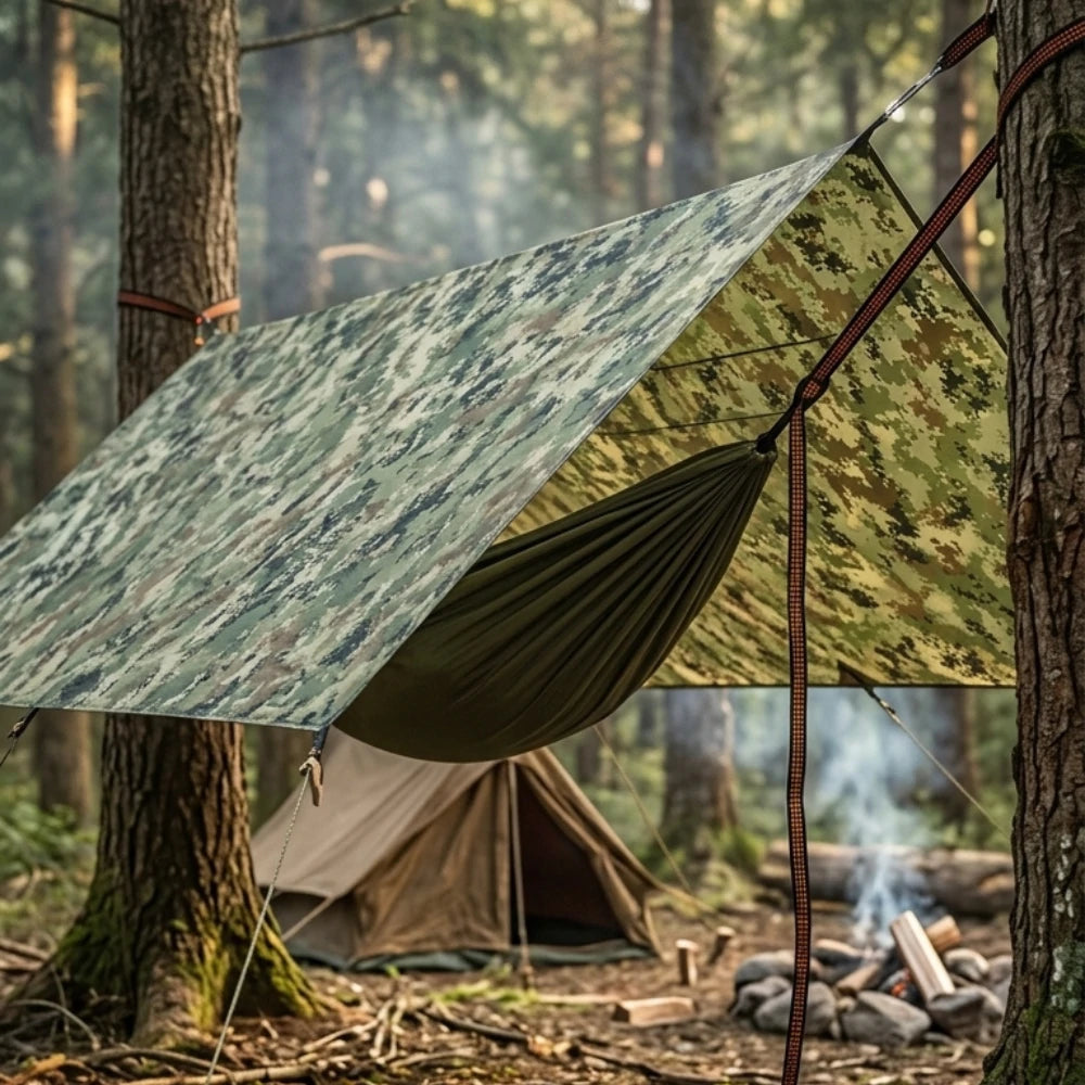 Bâche Imperméable Survie en pleine forêt