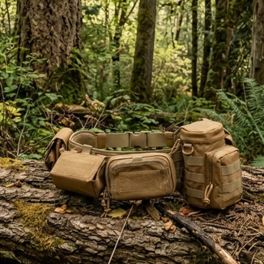 Ceinture Tactique Militaire en pleine nature