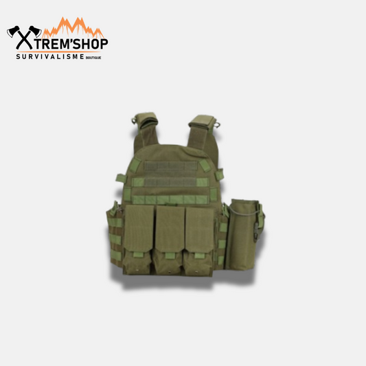 gilet tactique militaire français vue de trois quarts
