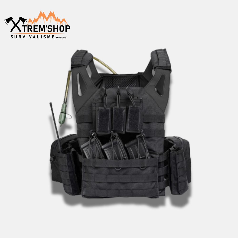Gilet Tactique Porte Plaque