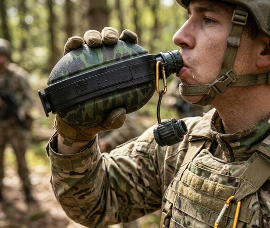 Gourde Militaire Silicone – vue 2