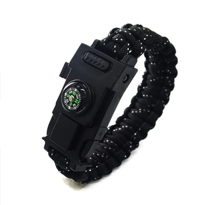 Bracelet paracorde de survie réfléchissant - Tente Aventure Bracelet paracorde de survie réfléchissant - Tente Aventure