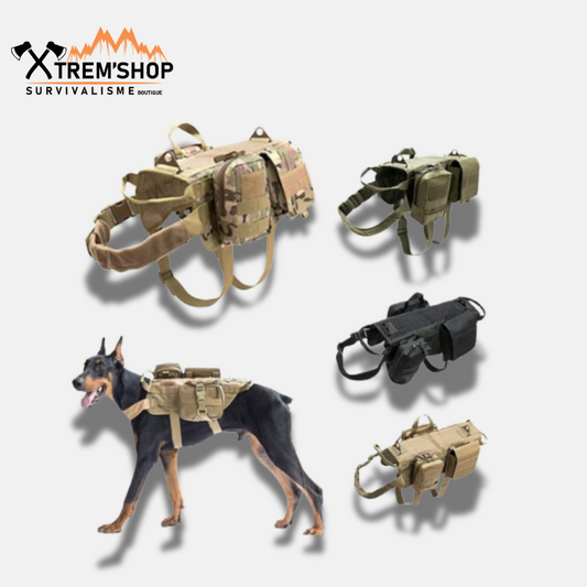 Harnais Camouflage Chien Militaire – vue 2