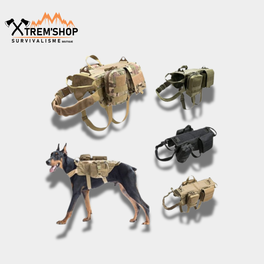 Arnés de perro de camuflaje