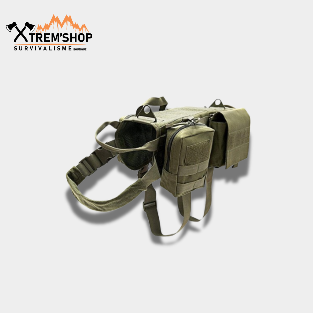 Arnés de perro de camuflaje