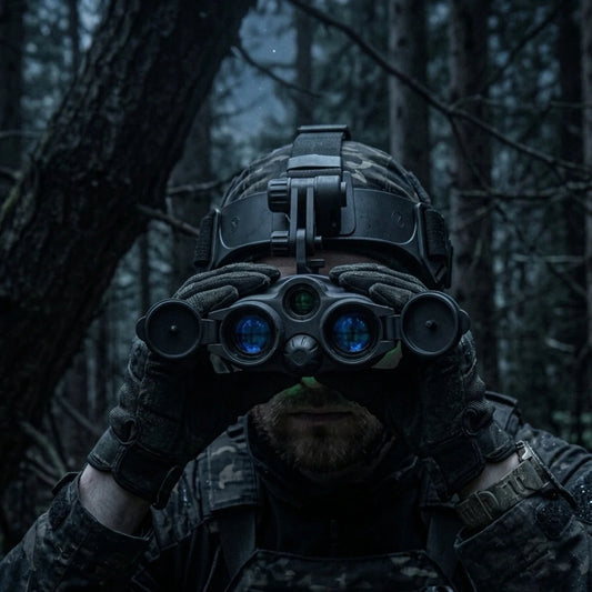 Jumelles Vision Nocturne NVGx2 PROFESSIONNELLE pour observation de nuit en forêt