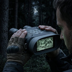 Jumelles Vision Nocturne NV400 en pleine action dans la forêt