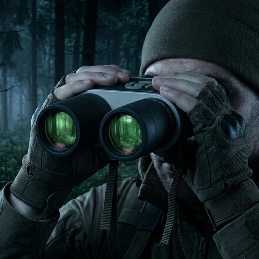 Jumelles Vision Thermique ZIEGER NOCTURNE pour observation de nuit en forêt