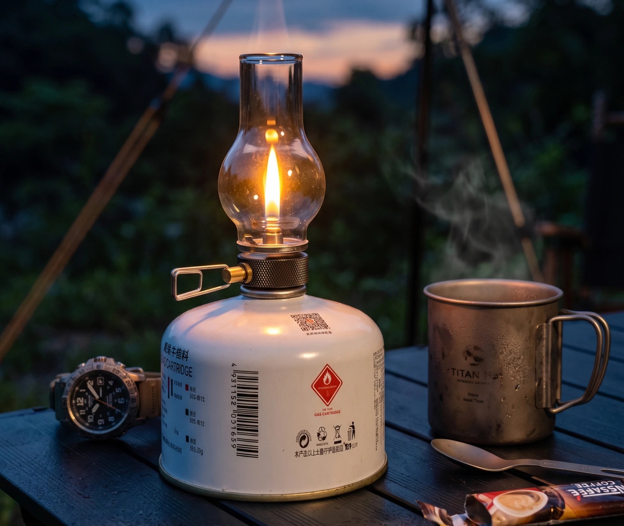 Lampe à Gaz Portable de Camping – vue 2