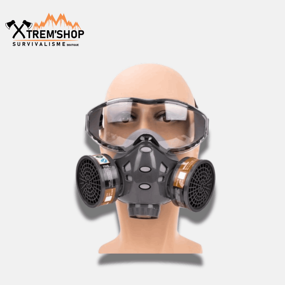 Pack De 4 Masques à Gaz Israéliens 40 Mm - Kit De Survie Familial - Neuf
