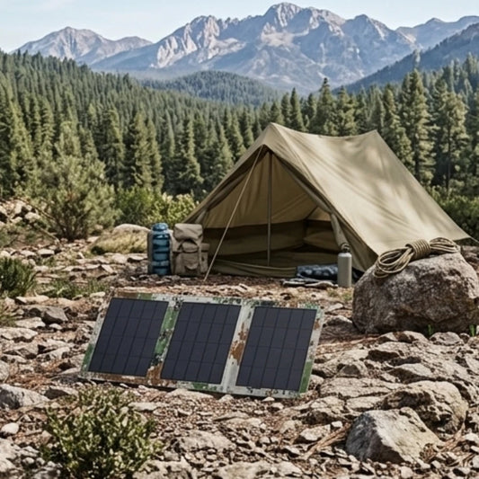 Panneau Solaire de Randonnée en pleine nature