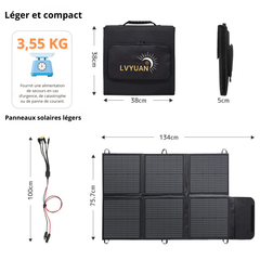 Générateur Solaire Pliable Foval – poids