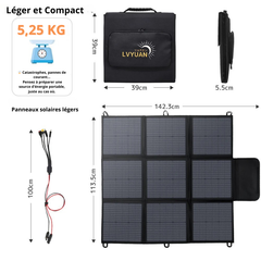 Générateur Solaire Pliable Foval – caractéristiques