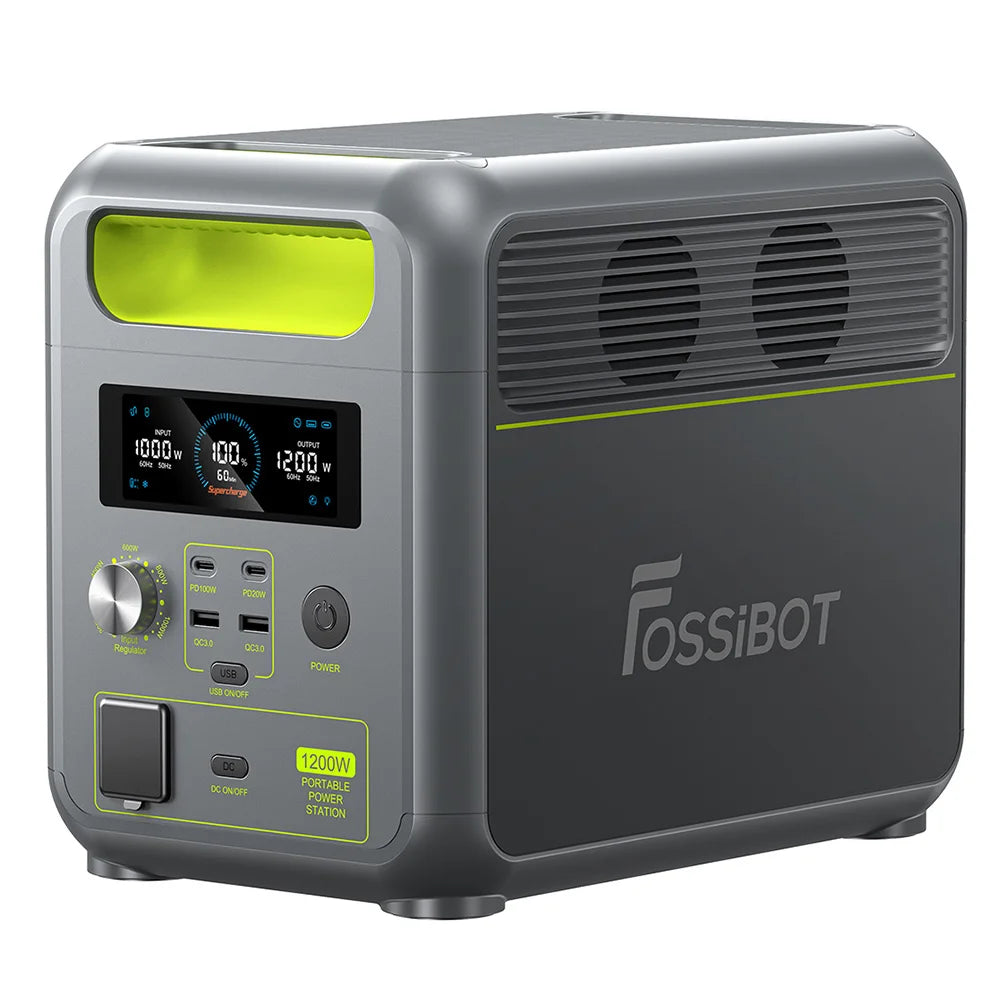 Station d'Alimentation Portable FOSSiBOT F1200 – 1024Wh, 1200W