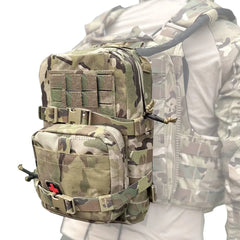 Pack d'Hydratation avec Pochette - Gilet Tactique