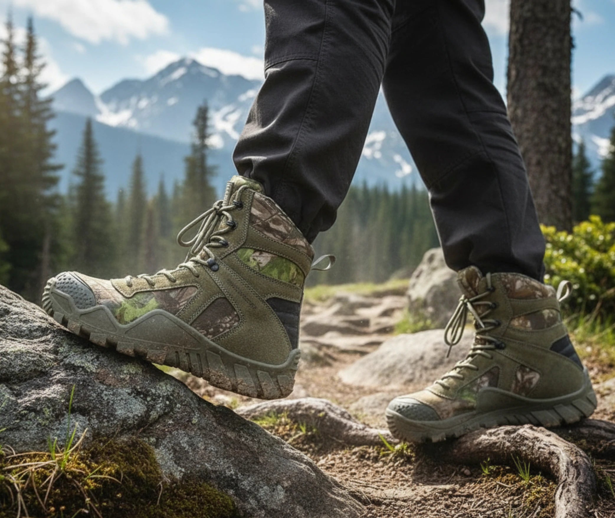 Chaussure de Randonnée Homme haute – vue 2