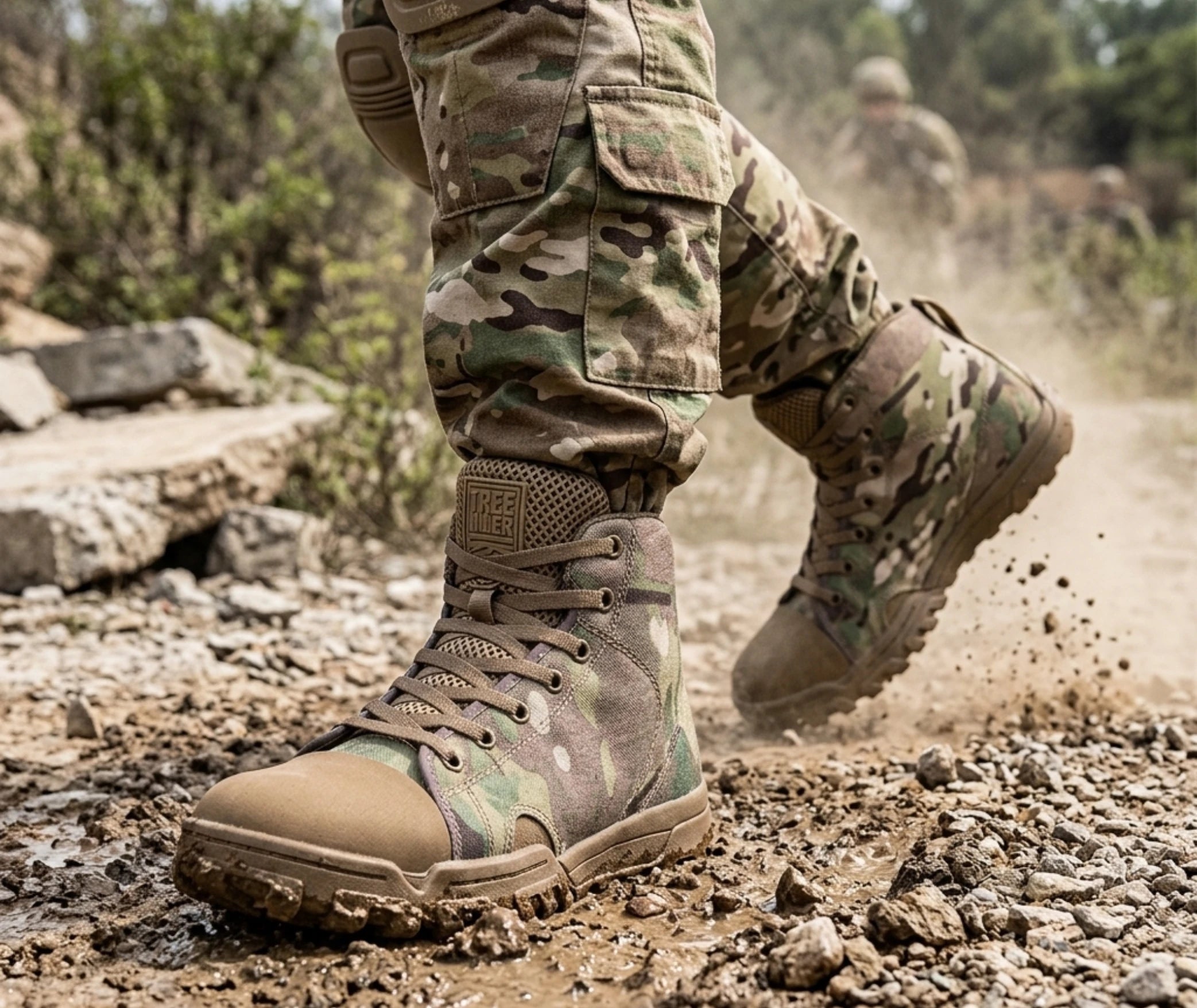 Chaussure Militaire camouflage – vue 2