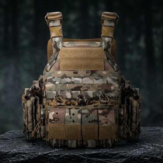 Gilet de Combat Camo - Hero premium fond sombre 