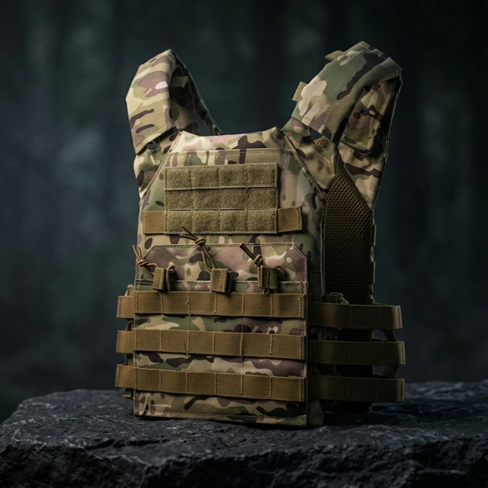 Gilet Tactique Désert Molle