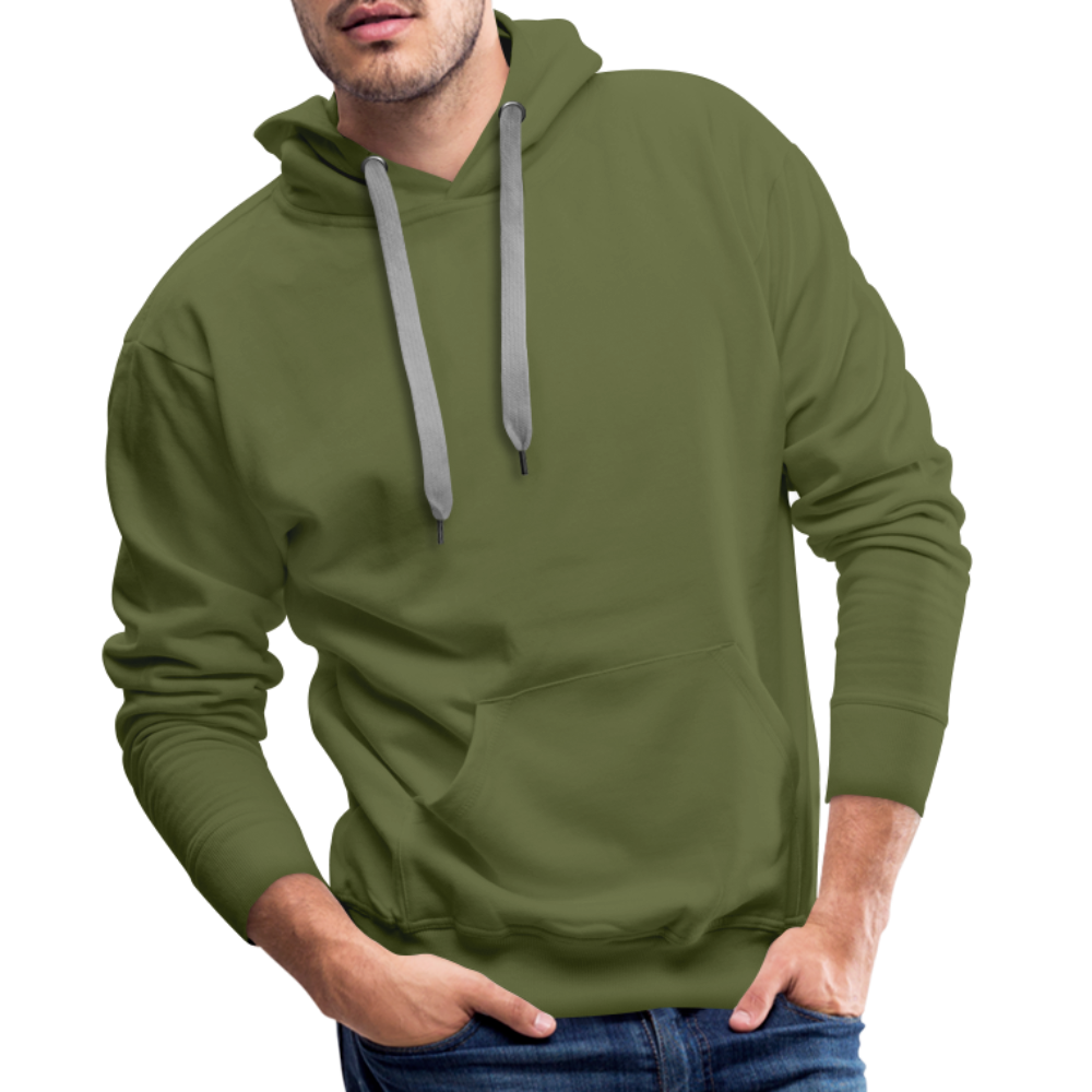 Sweat-shirt à capuche SURVIALISME pour hommes - vert olive
