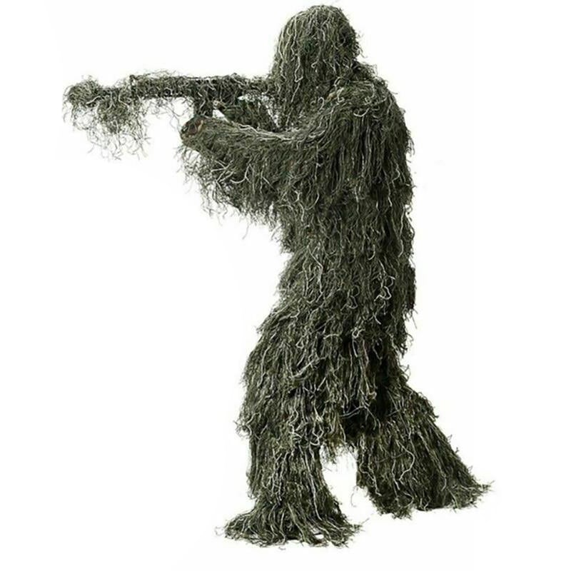 Bseical Ghillie Sniper Suit,Military Ghillie,Camouflage Airsoft Sniper,Camouflage Outfit Ghillie Hunting Jacket Pants Airsoft Equipment Jungle Forest 3D Yarn Set Bseical Ghillie Sniper Suit,Military Ghillie,Camouflage Airsoft Sniper,Camouflage Outfit Ghillie Hunting Jacket Pants Airsoft Equipment Jungle Forest 3D Yarn Set