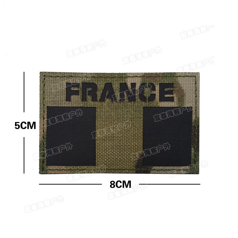 Ecusson Militaire 3 Ecusson Armée Française - Militaire Fluorescent