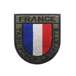 Ecusson Militaire 10 6.5X7.5 Ecusson Drapeau France