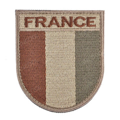 Ecusson Militaire 7 6.5X7.5 Ecusson Drapeau France