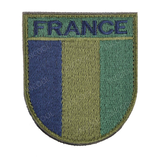 Ecusson Militaire 8 6.5X7.5 Ecusson Drapeau France