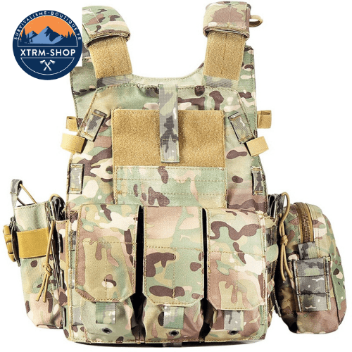 gilet tactique minimaliste coloris camo