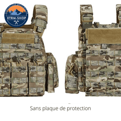Gilet Tactique Camo Gilet Tactique Multipoches