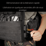 Chaleco táctico de policía - Vignette | Survivalisme-Boutique