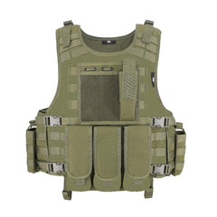 Gilet Tactique Vert / Taille Unique Gilet Tactique Souple
