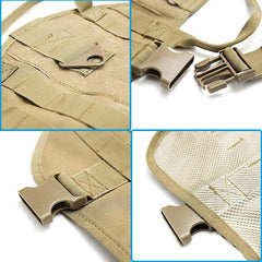 Gilet Tactique Harnais Chien 3 points