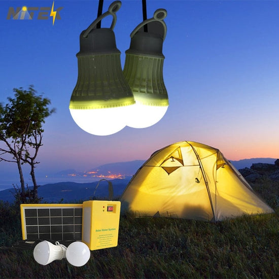 Panneau Solaire NK-S01 Kit Lumière Solaire de Camping