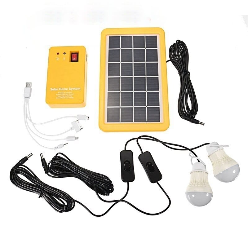 Panneau Solaire NK-S01 Kit Lumière Solaire de Camping