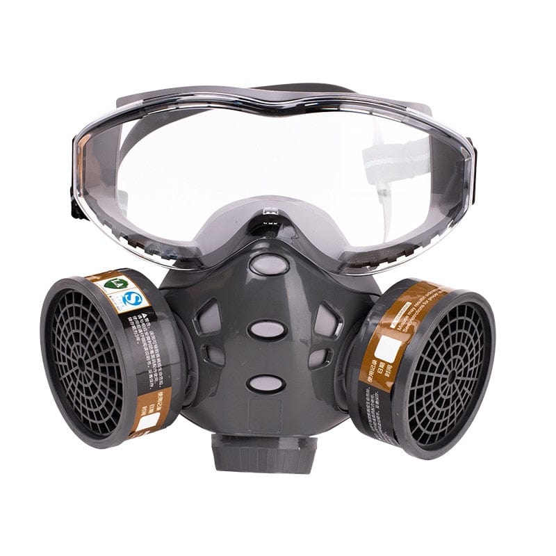 Double filtre masque à gaz de protection chimique masque respiratoire -  Chine Masque à gaz, la moitié de visage masque à gaz