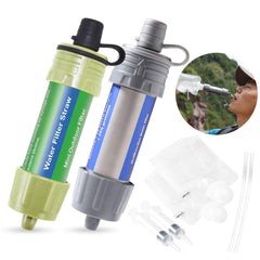 Paille filtrante eau d'urgence membrane filtrante