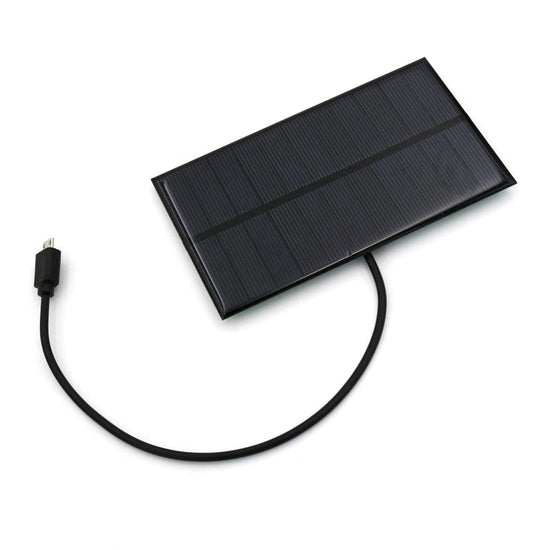 Panneau Solaire 5V 300mA Micro USB Panneau Solaire USB de poche