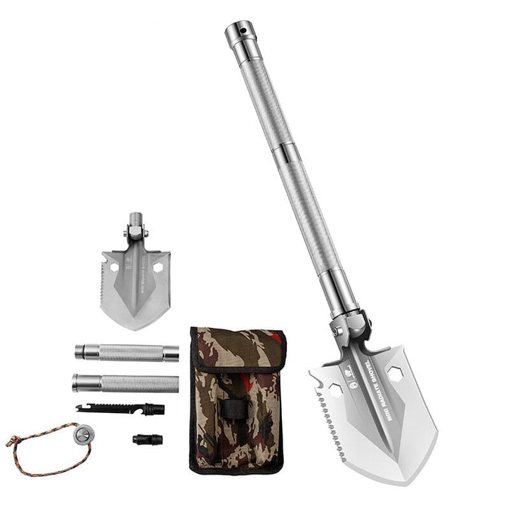 Pelle Militaire Pliante Multi-outils - Survie Camping Bêche Tactique En Acier 3cr13