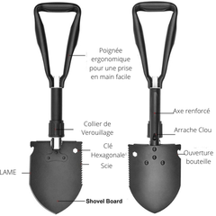 Pelle Pelle de Survie Pliable