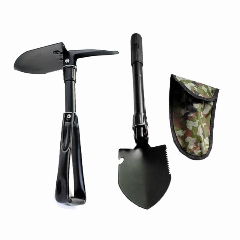 1 pièce Pelle pliante multifonctionnelle 4-en-1 pour la survie 1 pièce Pelle pliante multifonctionnelle 4-en-1 pour la survie